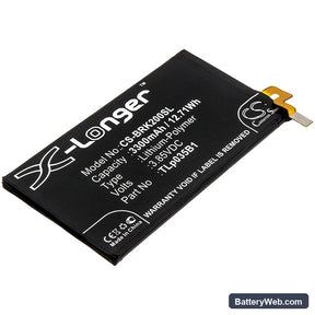 BlackBerry KEY2 Replacement Battery, 3.85V, 3300mAh, Li-Polymer 1