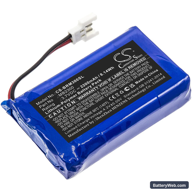 Breo idream 3 iNeck Replacement Battery, 3.7V, 2200mAh, Li-Polymer 1
