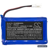 Breo idream 3 iNeck Replacement Battery, 3.7V, 2200mAh, Li-Polymer 3