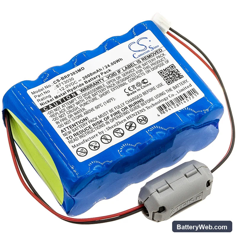 Braun Perfusor space Replacement Battery, 12V, 2000mAh, Ni-MH 1