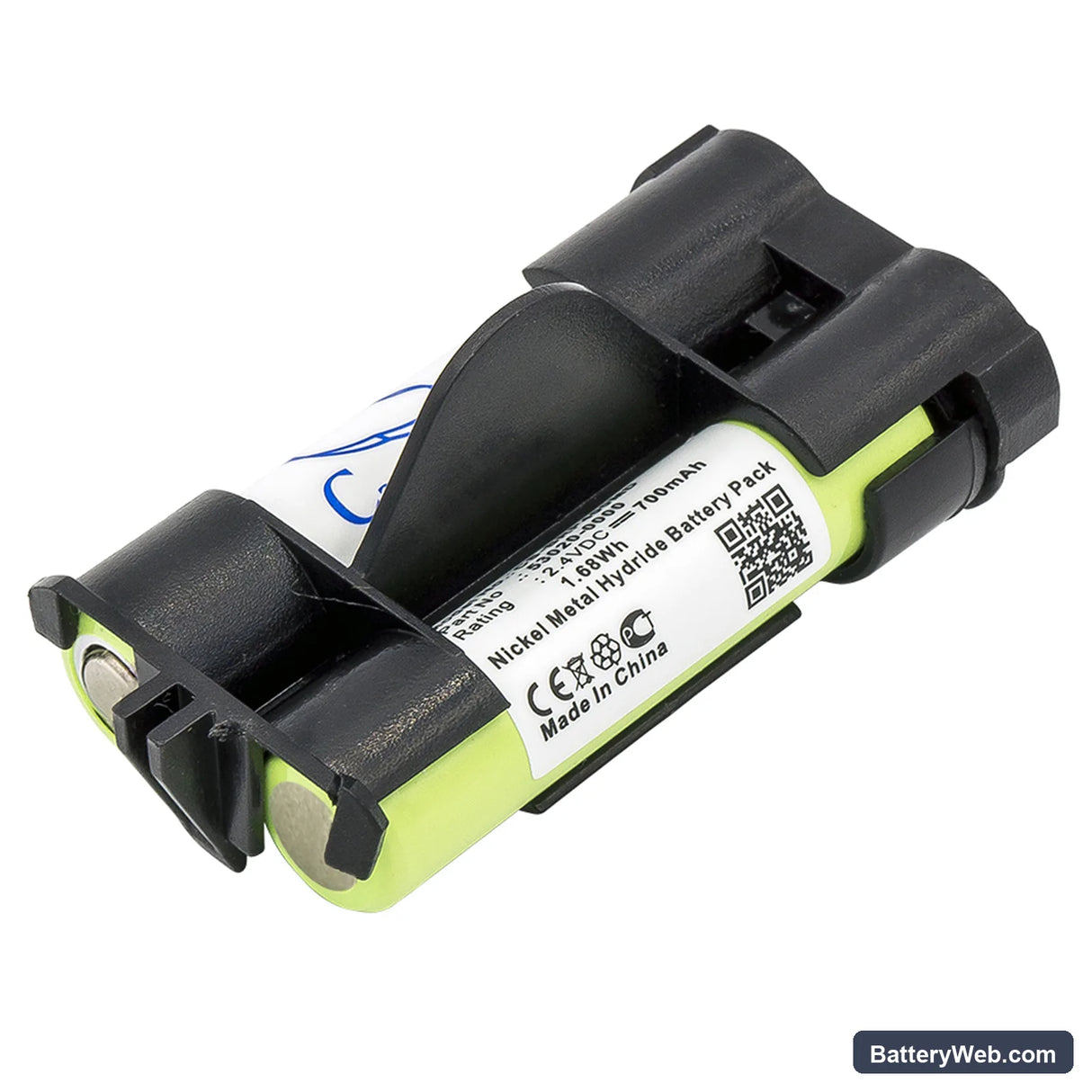 Welch-Allyn ThermoScan Pro 4000 Replacement Battery, 2.4V, 700mAh, Ni-MH 1
