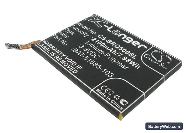 BlackBerry Q5 Replacement Battery, 3.8V, 2100mAh, Li-Polymer 1