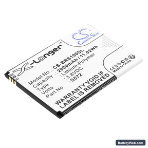 Brondi Smartphone S Replacement Battery, 3.8V, 2900mAh, Li-Polymer 1