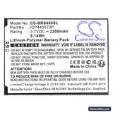 Brondi SMARTPHONE 4G Replacement Battery, 3.7V, 2200mAh, Li-Polymer 3