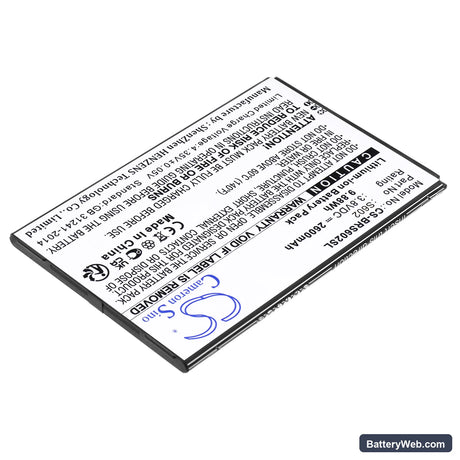 Brondi Amico Smartphone XL Replacement Battery, 3.8V, 2600mAh, Li-ion 2