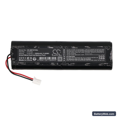 Bartec Benke 6728-70 Serie C Replacement Battery, 4.8V, 2000mAh, Ni-MH 3