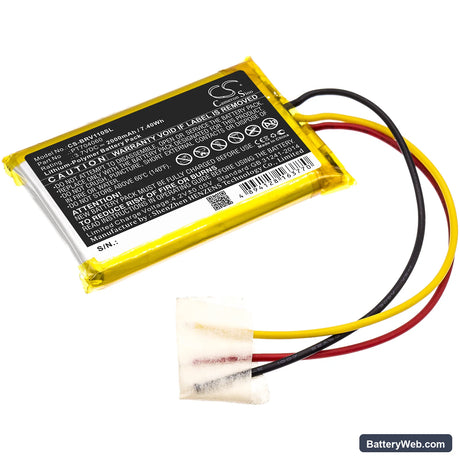 Braven BRV-1S Replacement Battery, 3.7V, 2000mAh, Li-Polymer 1