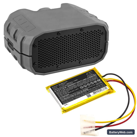 Braven BRV-1S Replacement Battery, 3.7V, 2000mAh, Li-Polymer 5