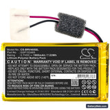 Braven 405 Replacement Battery, 3.7V, 1900mAh, Li-Polymer 3