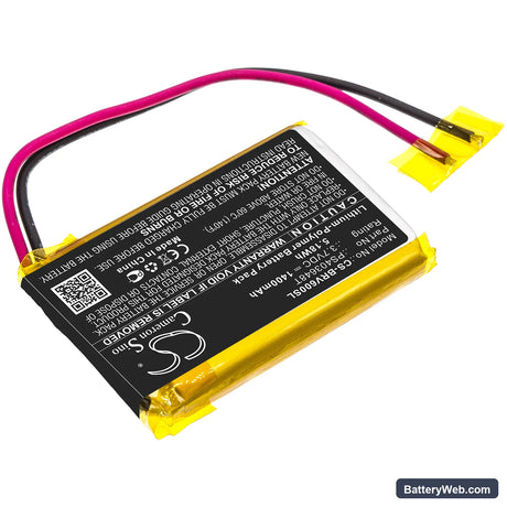 Braven Braven 600 Replacement Battery, 3.7V, 1400mAh, Li-Polymer 2