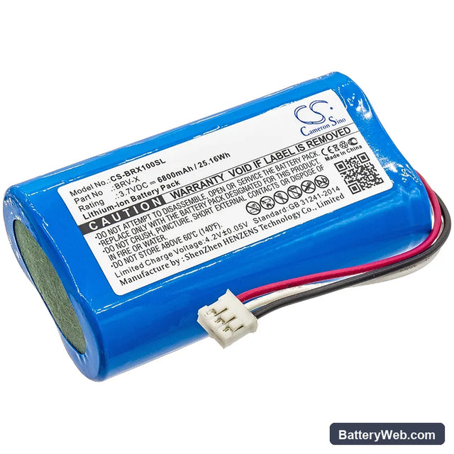 Braven BRV-X Replacement Battery, 3.7V, 6800mAh, Li-ion 1