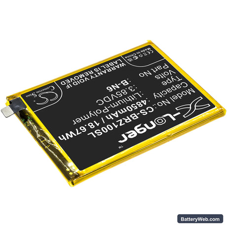 Vivo IQOO Z1x 5G Replacement Battery, 3.85V, 4850mAh, Li-Polymer 2