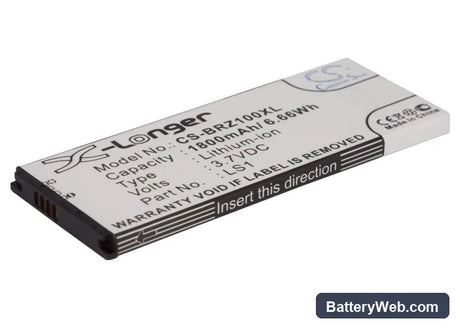 BlackBerry Z10 Replacement Battery, 3.7V, 1800mAh, Li-ion 1