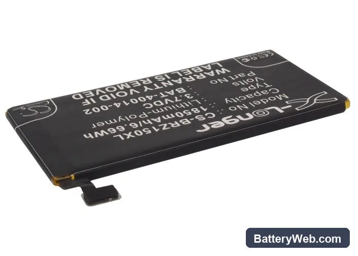 BlackBerry Z15 Replacement Battery, 3.7V, 1850mAh, Li-Polymer 2