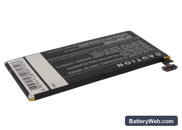 BlackBerry Z15 Replacement Battery, 3.7V, 1850mAh, Li-Polymer 3