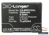 BlackBerry Z3 Replacement Battery, 3.8V, 2500mAh, Li-Polymer 5