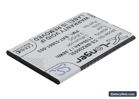 BlackBerry Z5 Replacement Battery, 3.8V, 2100mAh, Li-ion 3