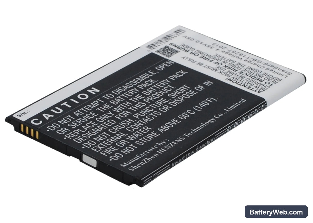 BlackBerry Z5 Replacement Battery, 3.8V, 2100mAh, Li-ion 5