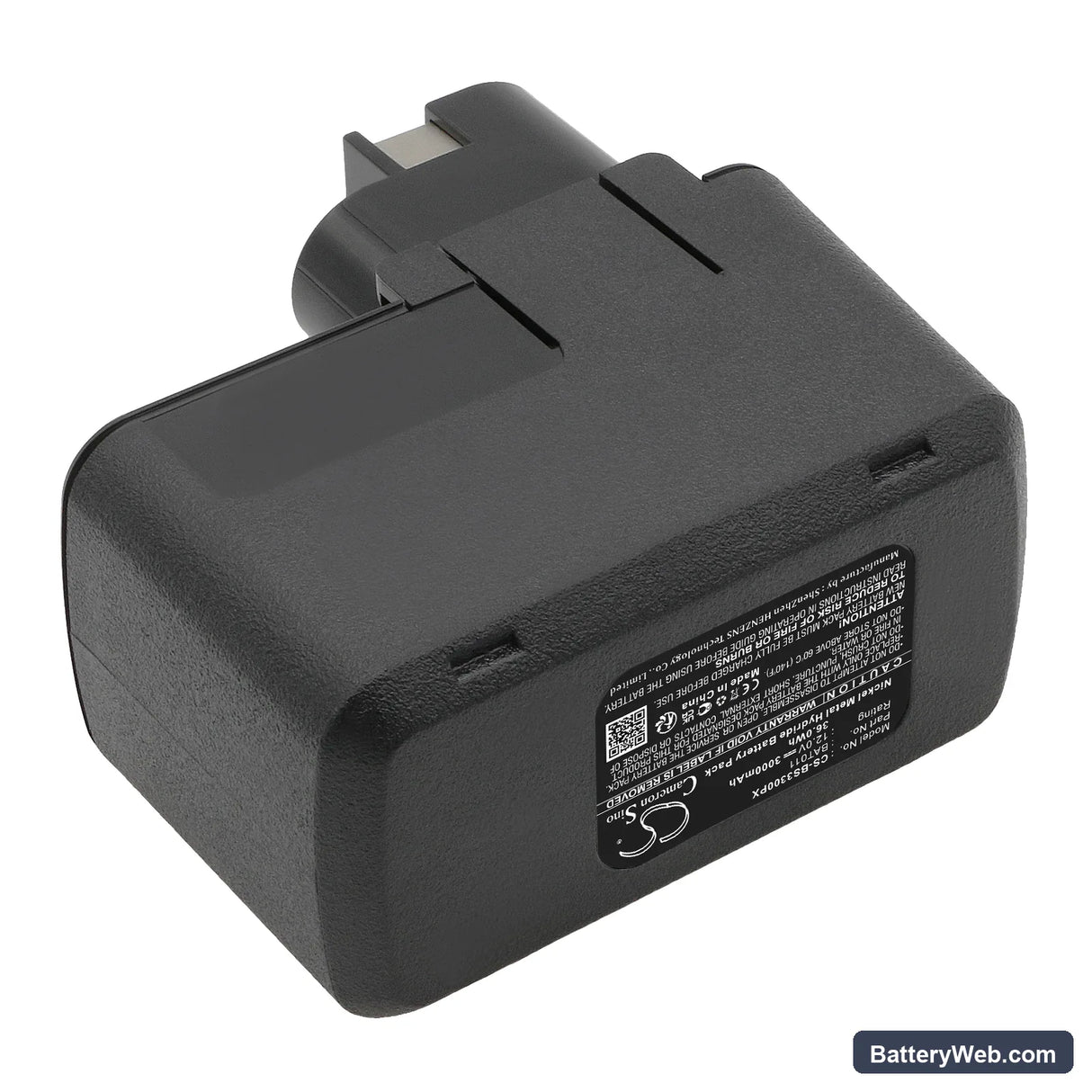 Berner BACS 12V Replacement Battery, 12V, 3000mAh, Ni-MH 2