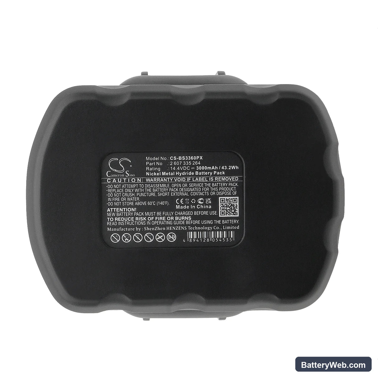 Ramset Dyna Drill 514 Replacement Battery, 14.4V, 3000mAh, Ni-MH 5