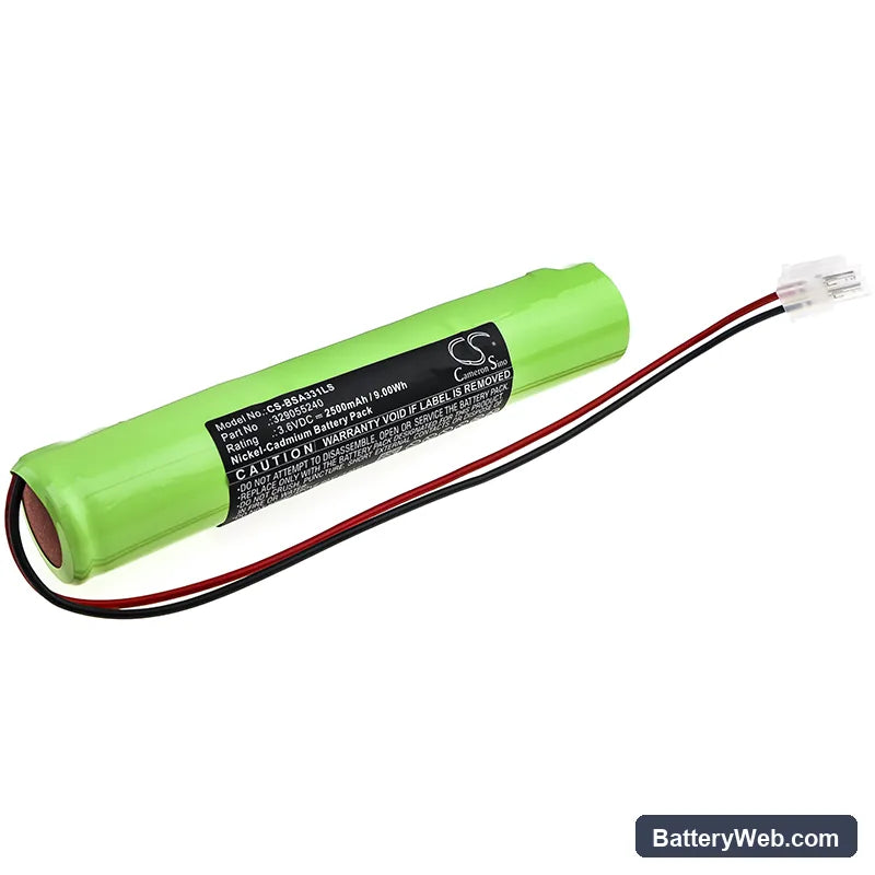 BAES OVA TD210331 Replacement Battery, 3.6V, 2500mAh, Ni-CD 1
