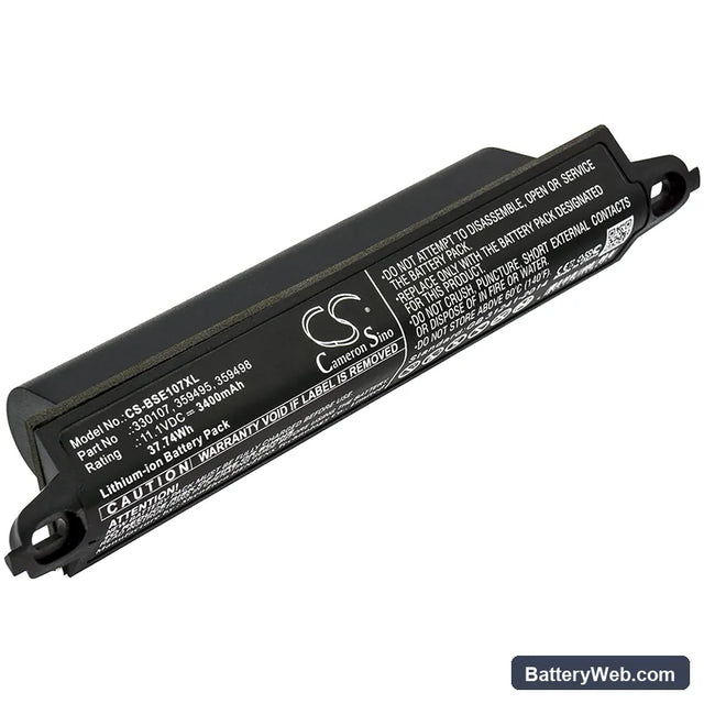 Bose Soundlink Replacement Battery, 11.1V, 3400mAh, Li-ion 1