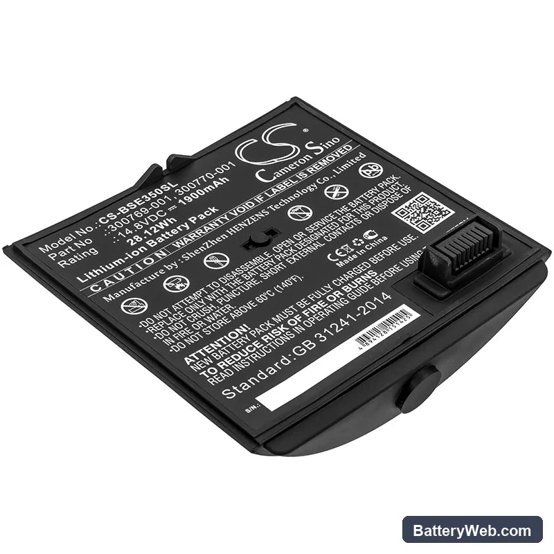 Bose 350160-1100 Replacement Battery, 14.8V, 1900mAh, Li-ion 1