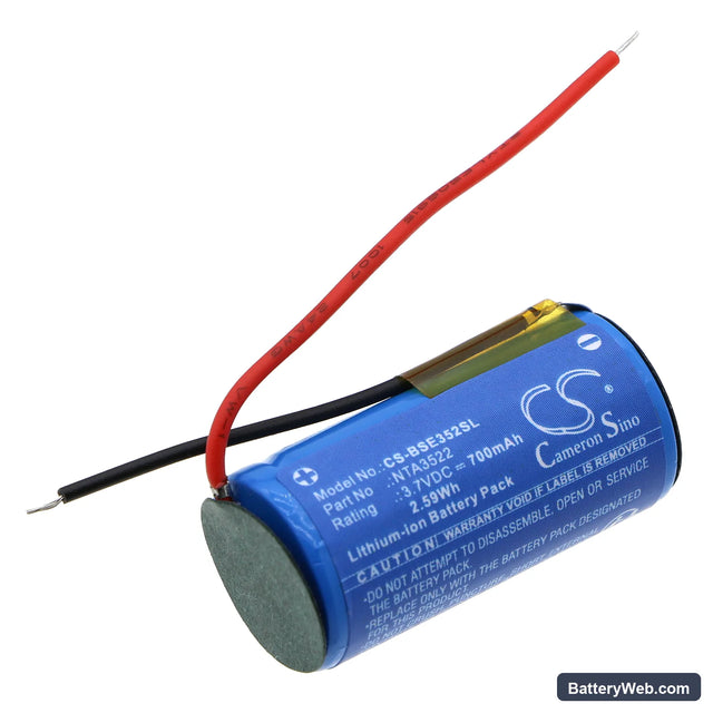 Bose SoundSport Free Charging Case Replacement Battery, 3.7V, 700mAh, Li-ion 1