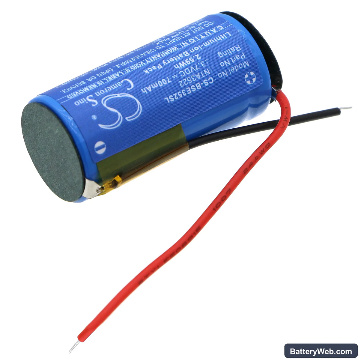 Bose SoundSport Free Charging Case Replacement Battery, 3.7V, 700mAh, Li-ion 2