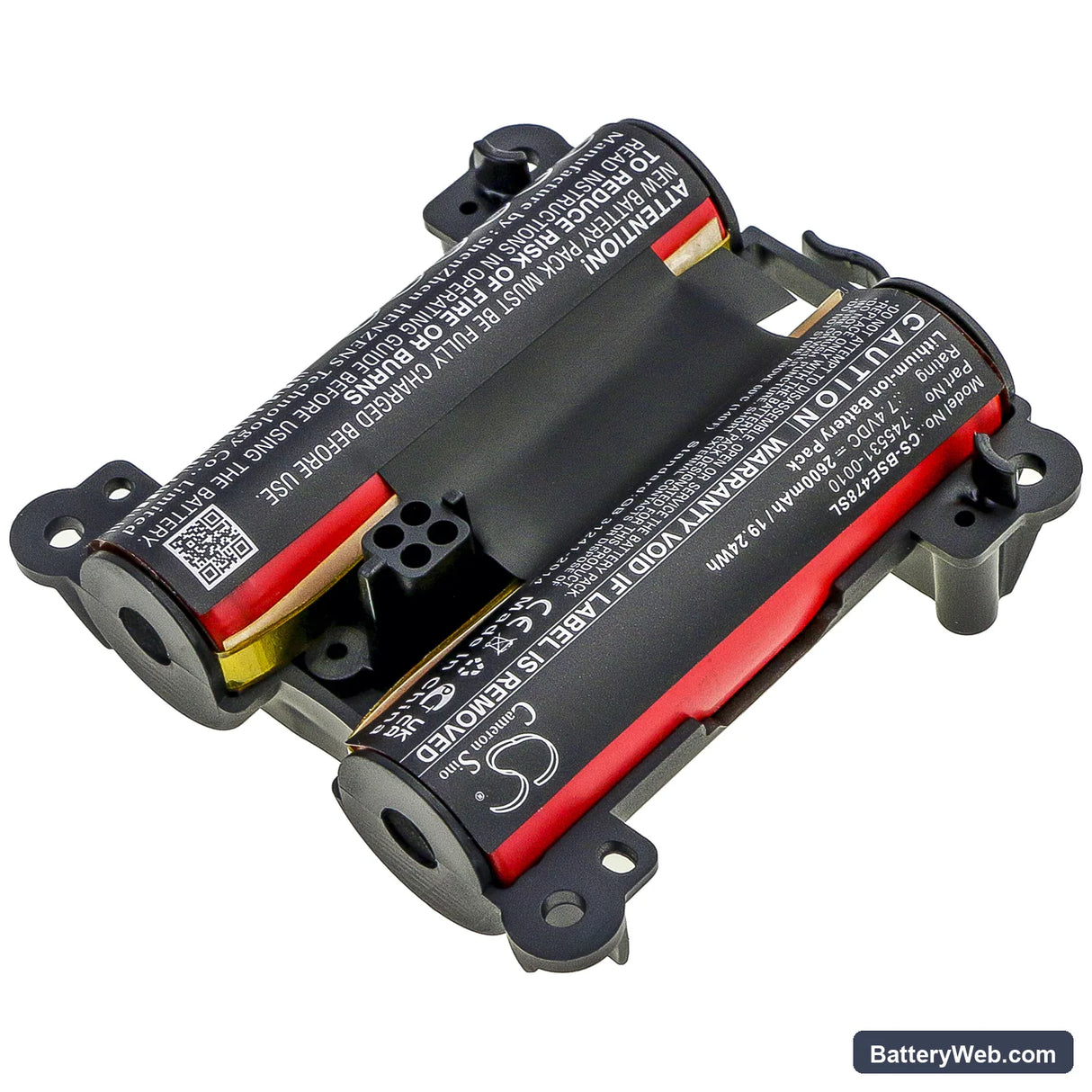 Bose Soundlink Revolve+ Replacement Battery, 7.4V, 2600mAh, Li-ion 2