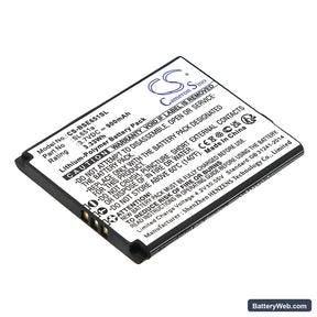 Bea-fon SL651 Replacement Battery, 3.7V, 900mAh, Li-Polymer 1