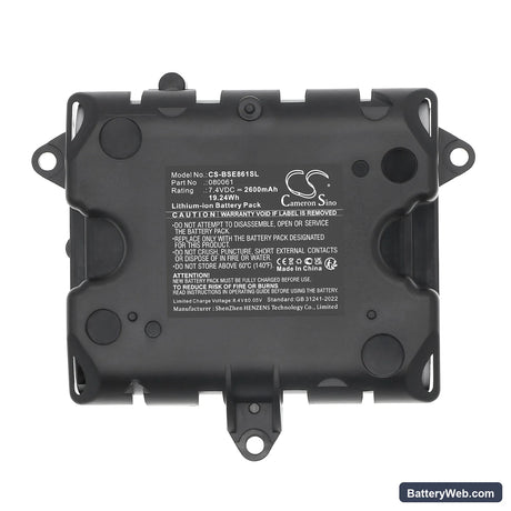 Bose Soundlink Revolve+ 2 Replacement Battery, 7.4V, 2600mAh, Li-ion 5