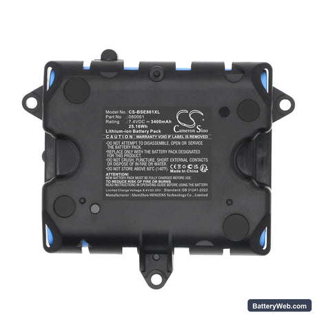 Bose Soundlink Revolve+ 2 Replacement Battery, 7.4V, 3400mAh, Li-ion 5