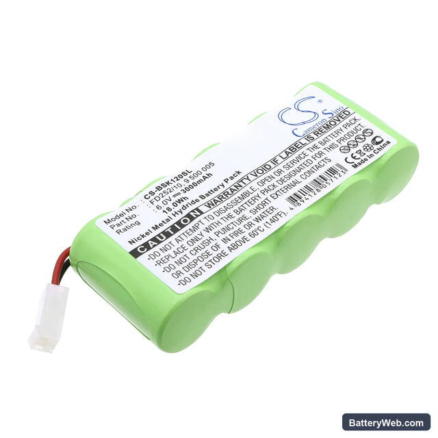 Somfy D14 Replacement Battery, 6V, 3000mAh, Ni-MH 1