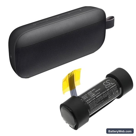 Bose SoundLink Flex Replacement Battery, 3.7V, 2600mAh, Li-ion 5