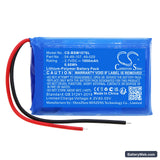 Biosystems MultiPro Multigas Monitor Replacement Battery, 3.7V, 1800mAh, Li-Polymer 3