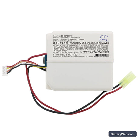 Bissell ICONpet Cordless 2062N Replacement Battery, 25.2V, 3000mAh, Li-ion 3
