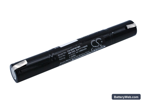 Bosch Spiro 501 Replacement Battery, 4.8V, 1500mAh, Ni-MH 1