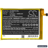 BQ Strike Power Replacement Battery, 3.85V, 5000mAh, Li-Polymer 3