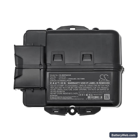 Bissell 37643 Replacement Battery, 25.9V, 2500mAh, Li-ion 5
