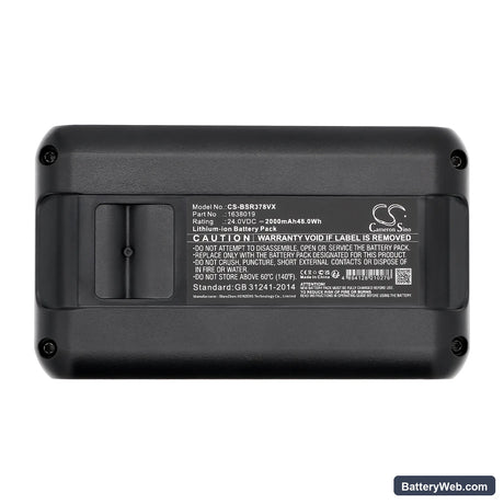 Bissell 3789 Replacement Battery, 24V, 2000mAh, Li-ion 5