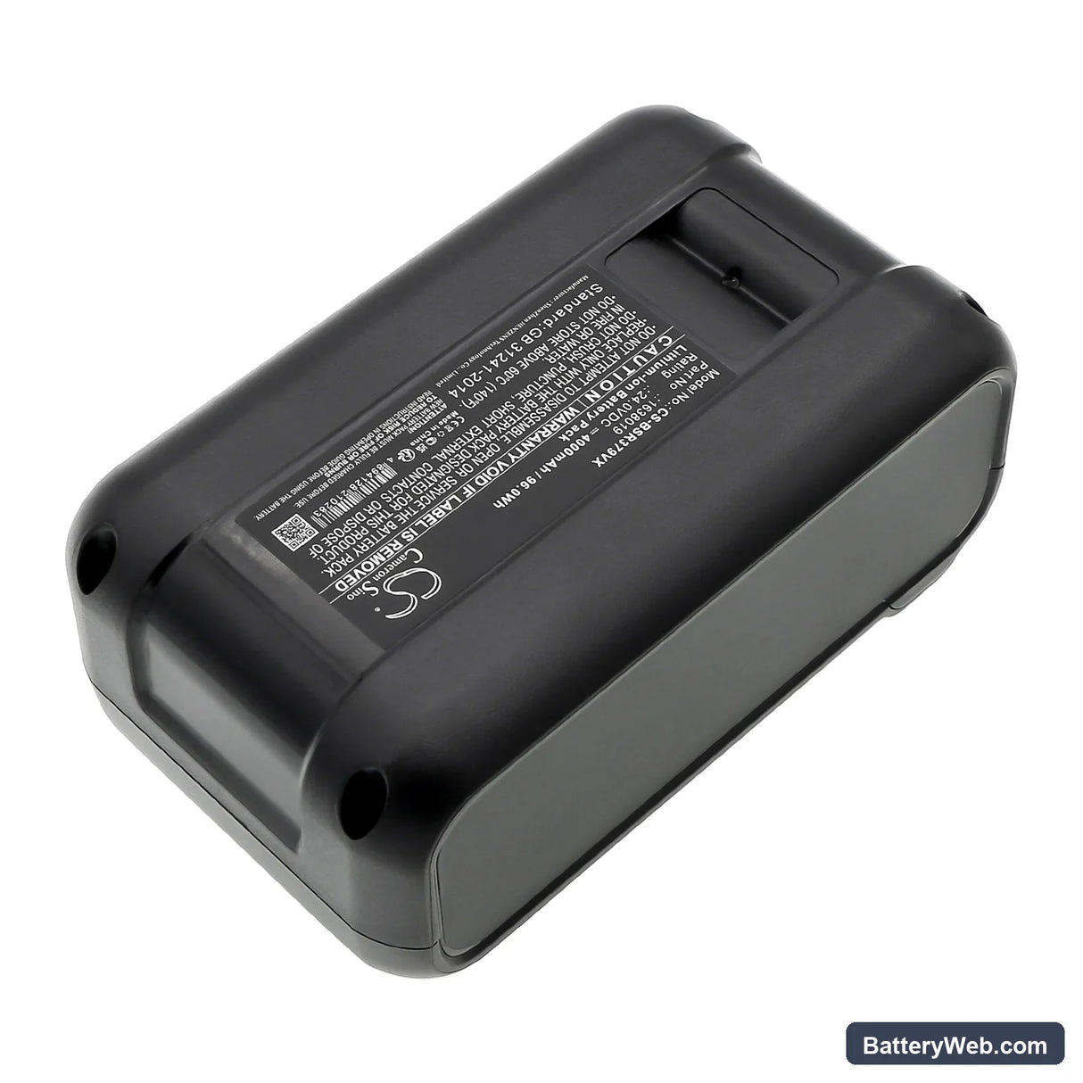 Bissell 3789 Replacement Battery, 24V, 4000mAh, Li-ion 4