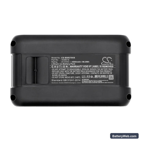 Bissell 3789 Replacement Battery, 24V, 4000mAh, Li-ion 5
