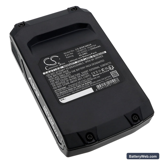 Bissell 3789 Replacement Battery, 24V, 2500mAh, Li-ion 1