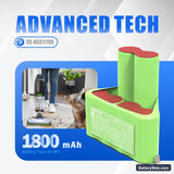 Bissell 1719 Cordless Vacuum Spot Replacement Battery, 9.6V, 1800mAh, Ni-MH 7