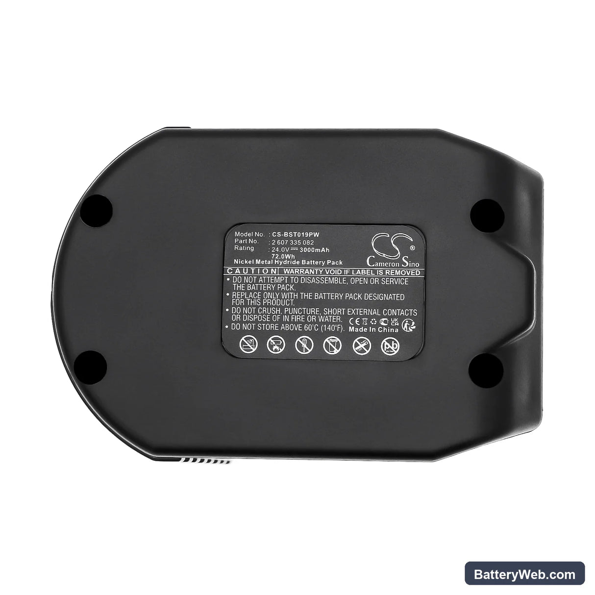 Würth ABH 20 Replacement Battery, 24V, 3000mAh, Ni-MH 5