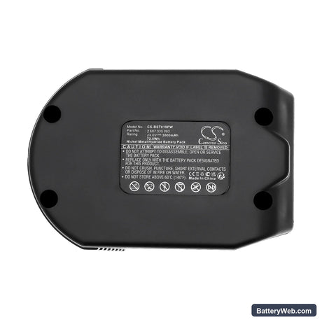 Würth ABH 20 Replacement Battery, 24V, 3000mAh, Ni-MH 5