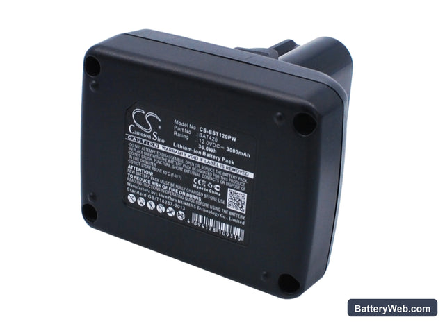 Bosch 12-Volt Max Tools Replacement Battery, 12V, 3000mAh, Li-ion 1