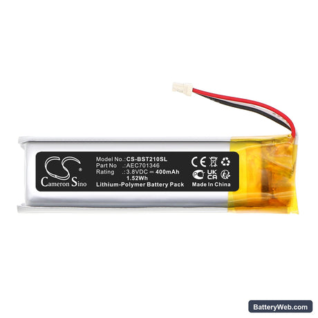 Beats Studio Buds Charging Case Replacement Battery, 3.8V, 400mAh, Li-Polymer 3