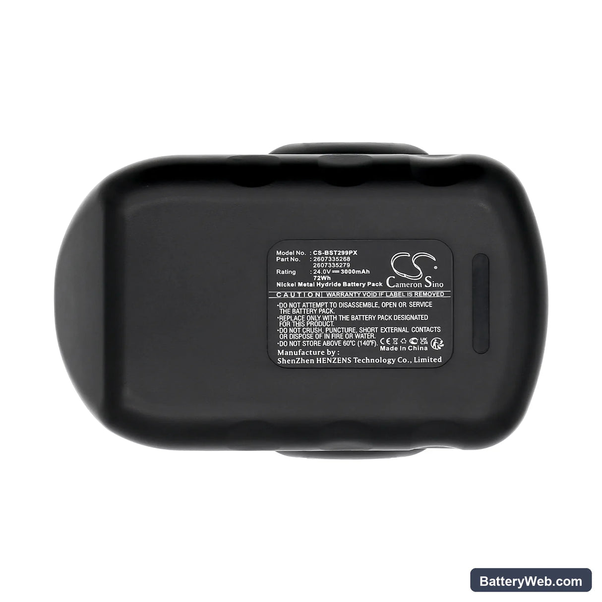 Bosch 11524 Replacement Battery, 24V, 3000mAh, Ni-MH 5